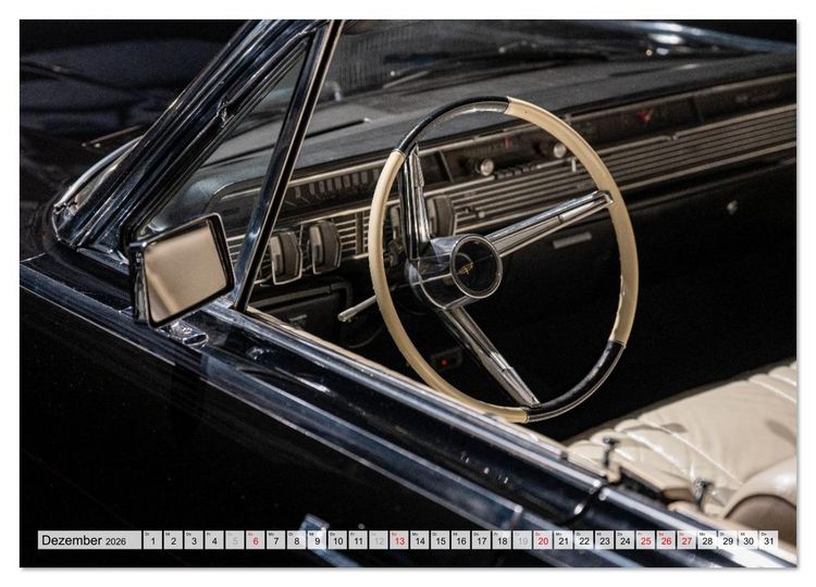 Produktbild: Einsteigen, bitte! - Innenansichten automobiler Ikonen (Wandkalender 2026 DIN A4 quer), CALVENDO Monatskalender