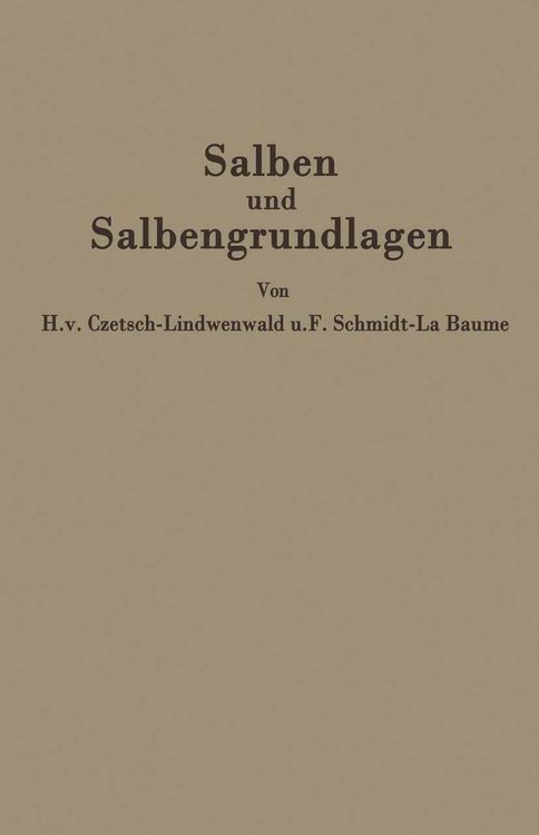 Produktbild: Salben und Salbengrundlagen