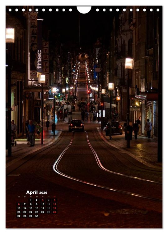 Produktbild: Porto Tag und Nacht (Wandkalender 2026 DIN A4 hoch), CALVENDO Monatskalender