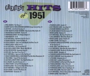 Produktbild: Various: Greatest Hits Of 1951