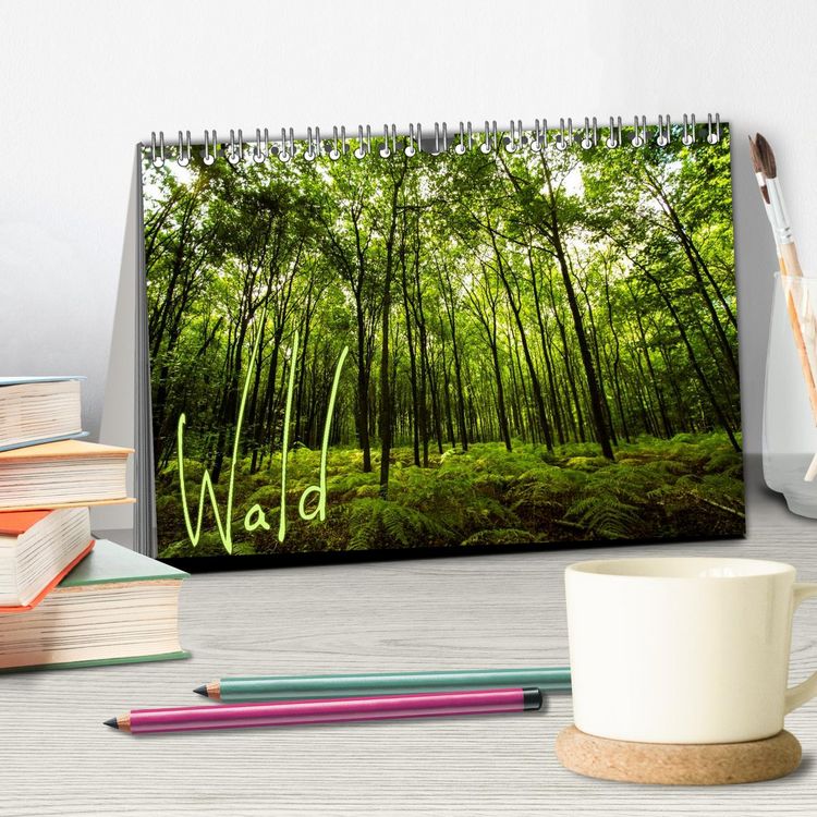 Produktbild: Wald (Tischkalender 2026 DIN A5 quer), CALVENDO Monatskalender