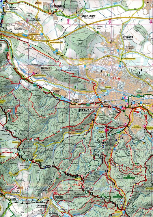 Produktbild: Eisenach - Bad Liebenstein - Ruhla - Tabarz