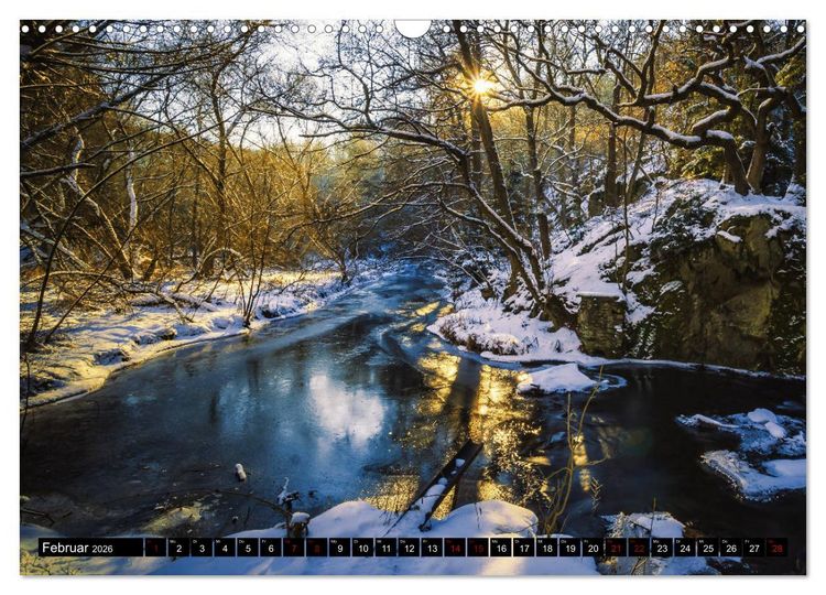 Produktbild: Fl&uuml;sse und Seen im Harz (Wandkalender 2026 DIN A3 quer), CALVENDO Monatskalender