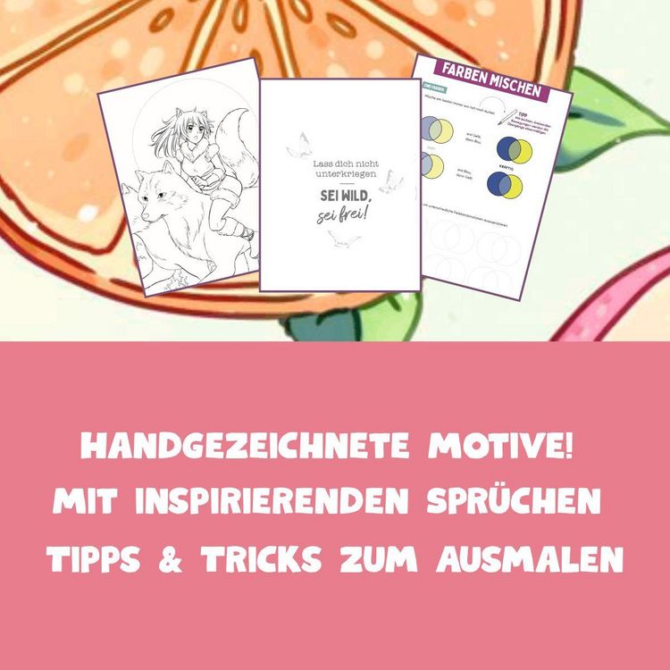 Produktbild: Malbuch Manga & Anime 2