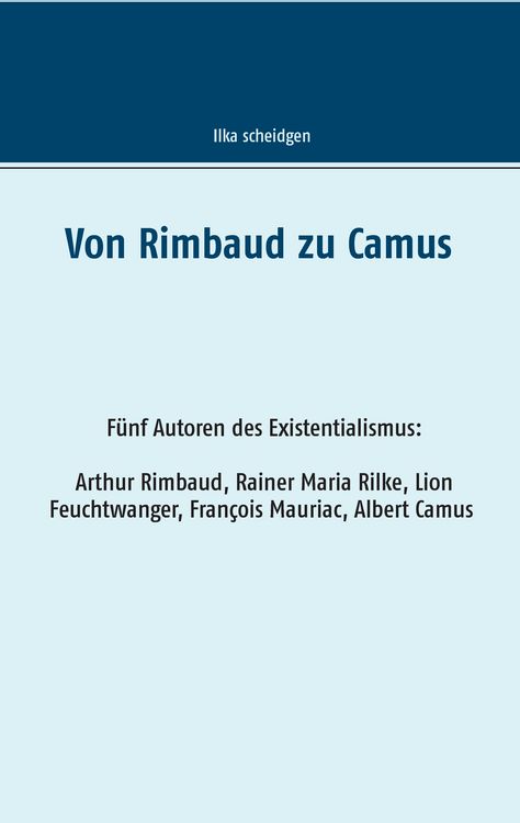 Produktbild: Von Rimbaud zu Camus