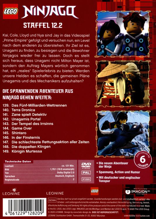 Produktbild: LEGO Ninjago - Staffel 12.2
