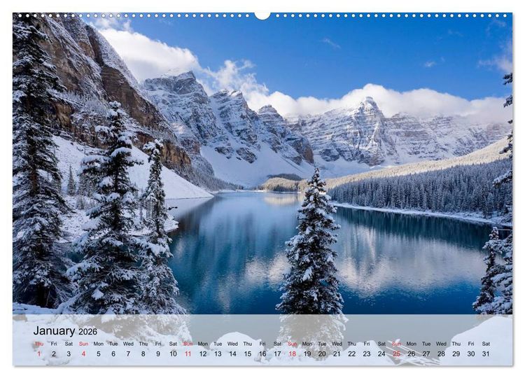 Produktbild: Canada Impressions (High Quality Premium Wall Calendar 2026 DIN A2 landscape),CALVENDO 12 Month Wall Calendar