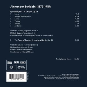 Produktbild: Sinfonie 1/Le Po&iquest;me de l'Extase