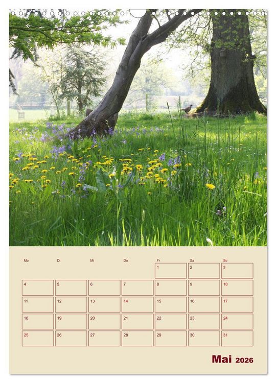 Produktbild: Die Cotswolds Englands gr&uuml;nes Herz (Wandkalender 2026 DIN A3 hoch), CALVENDO Monatskalender