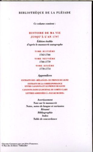 Produktbild: Histoire de ma vie. Tome 3