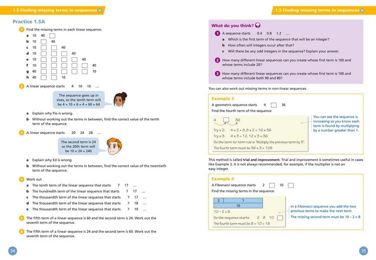 Produktbild: Key Stage 3 Maths Student Book 1