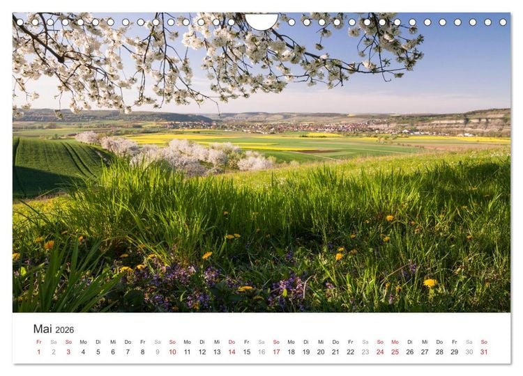 Produktbild: Malerisches Mainfranken (Wandkalender 2026 DIN A4 quer), CALVENDO Monatskalender