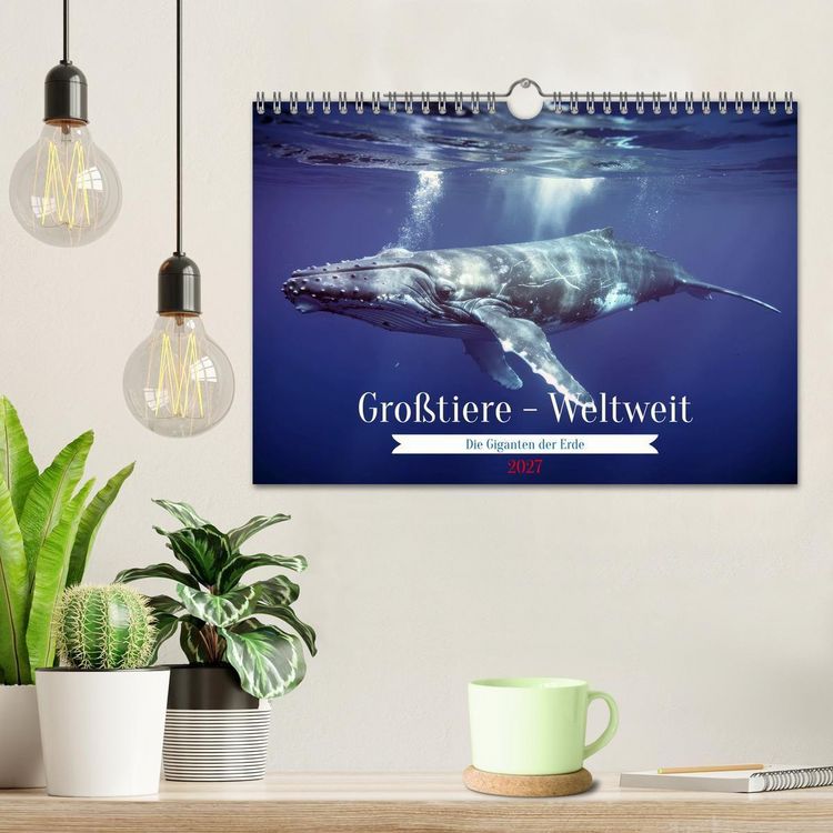 Produktbild: Gro&szlig;tiere - Weltweit (Wandkalender 2027 DIN A4 quer), CALVENDO Monatskalender