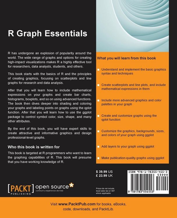 Produktbild: R Graph Essentials