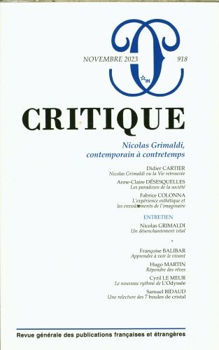 Produktbild: Critique: No 918