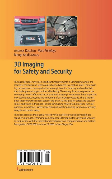 Produktbild: 3D Imaging for Safety and Security