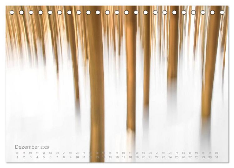 Produktbild: Astrein! - Der Baumkalender 2026 (Tischkalender 2026 DIN A5 quer), CALVENDO Monatskalender