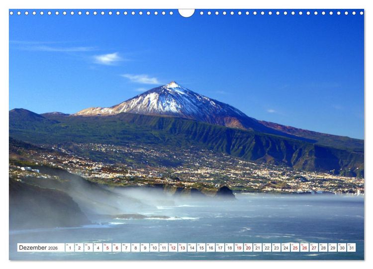 Produktbild: Teneriffa Insel der Gl&uuml;ckseligen (Wandkalender 2026 DIN A3 quer), CALVENDO Monatskalender
