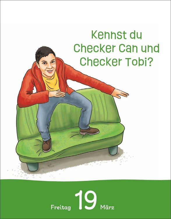 Produktbild: Kalender f&uuml;r clevere Kids Tagesabrei&szlig;kalender 2027