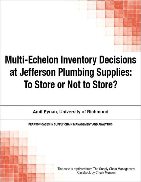 Produktbild: Multi-Echelon Inventory Decisions at Jefferson Plumbing Supplies