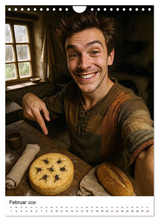 Produktbild: M&auml;rchenhafte Selfies (Wandkalender 2026 DIN A4 hoch), CALVENDO Monatskalender