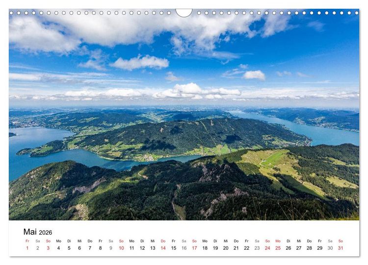 Produktbild: Salzkammergut - Die sch&ouml;nsten Seen Ober&ouml;sterreichs (Wandkalender 2026 DIN A3 quer), CALVENDO Monatskalender