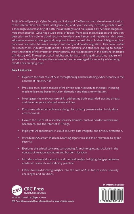 Produktbild: Artificial Intelligence for Cyber Security and Industry 4.0