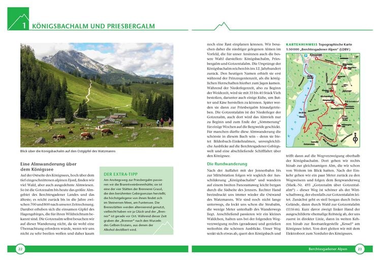 Produktbild: Almwanderungen - 33 leichte Touren zwischen K&ouml;nigssee und Oberstdorf