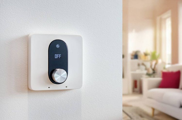 Produktbild: Shelly LinkedGo smartes Heizungsthermostat (Fu&szlig;boden) Fu&szlig;bodenheizungssteuerung, Raumthermostat Bluetooth, Wi-Fi
