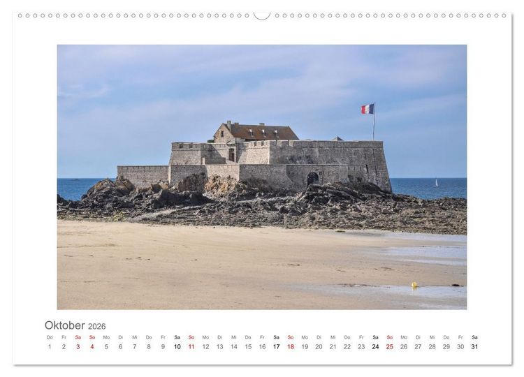 Produktbild: Bretagne - unterwegs mit Julia Hahn (hochwertiger Premium Wandkalender 2026 DIN A2 quer), Kunstdruck in Hochglanz