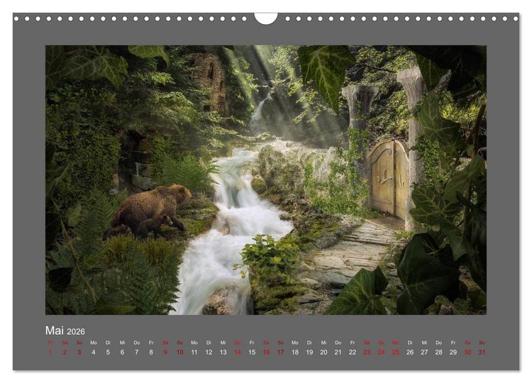 Produktbild: Waldgeheimnisse (Wandkalender 2026 DIN A3 quer), CALVENDO Monatskalender