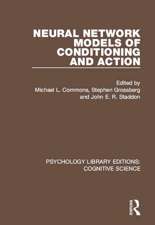 Produktbild: Neural Network Models of Conditioning and Action
