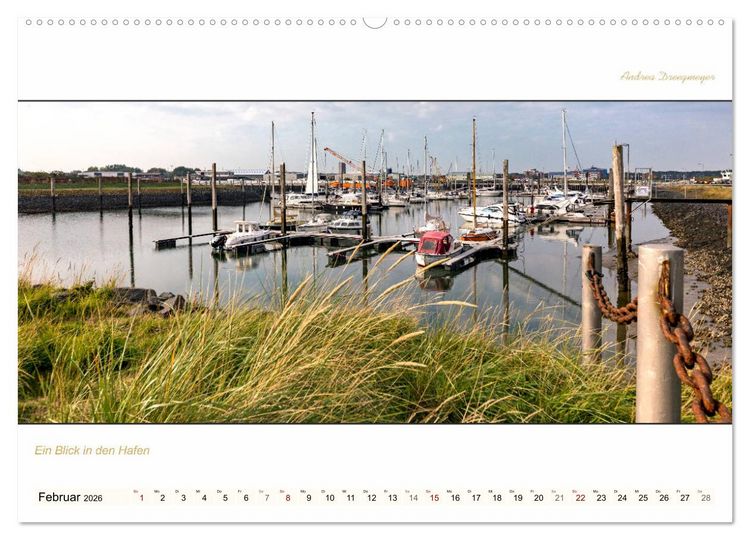 Produktbild: NORDERNEY PANORAMA (hochwertiger Premium Wandkalender 2026 DIN A2 quer), Kunstdruck in Hochglanz