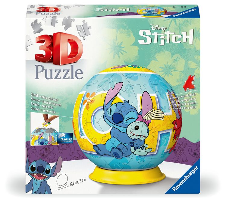Produktbild: 3D Puzzle-Ball Disney Stitch