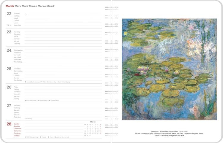 Produktbild: Claude Monet Diary 2027