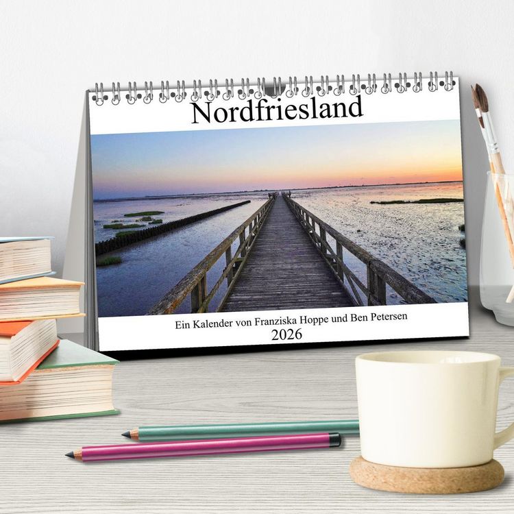 Produktbild: Nordfriesland (Tischkalender 2026 DIN A5 quer), CALVENDO Monatskalender