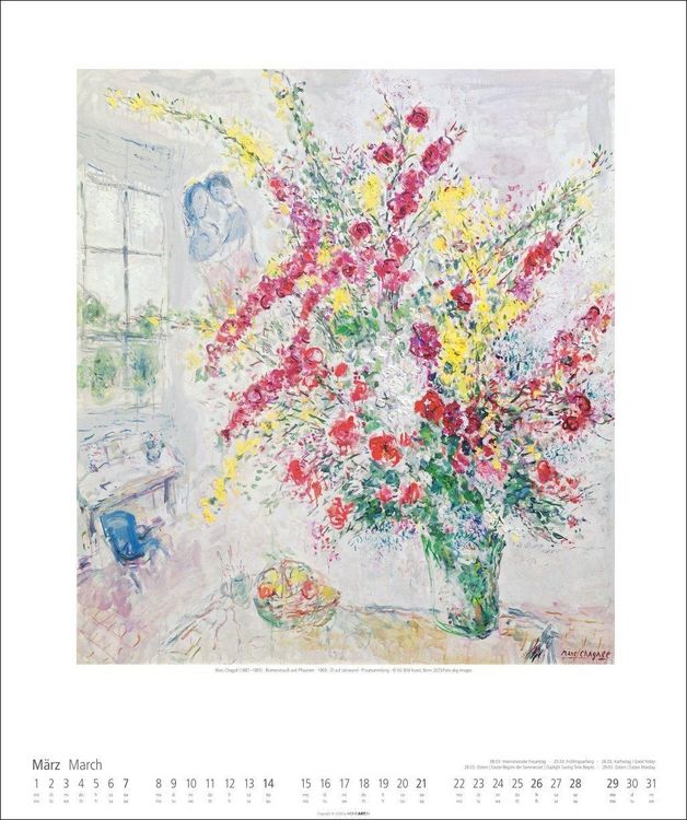 Produktbild: Marc Chagall Kalender 2027