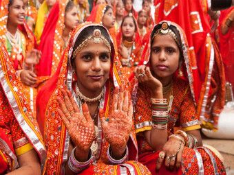 Produktbild: CALVENDO Puzzle Rajasthan, Indien - Pushkar Mela | 1000 Teile Lege-Gr&ouml;&szlig;e 64x48cm Foto-Puzzle f&uuml;r gl&uuml;ckliche Stunden