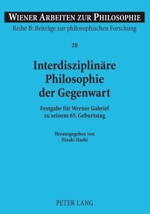 Produktbild: Interdisziplin&auml;re Philosophie der Gegenwart