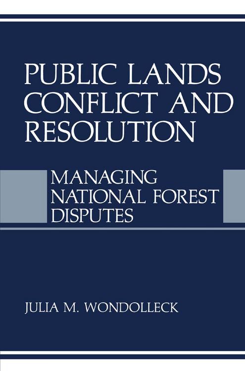 Produktbild: Public Lands Conflict and Resolution