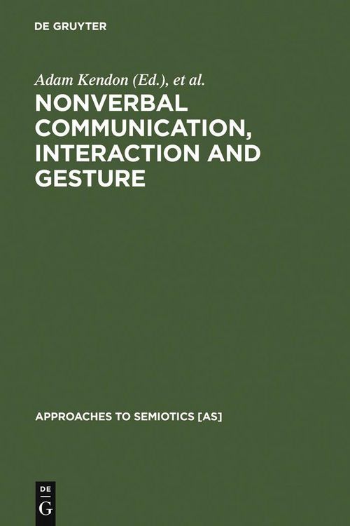 Produktbild: Nonverbal Communication, Interaction, and Gesture