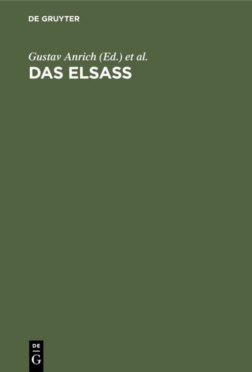 Produktbild: Das Elsass