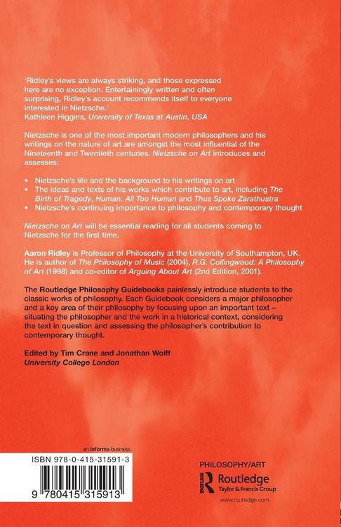 Produktbild: Routledge Philosophy GuideBook to Nietzsche on Art