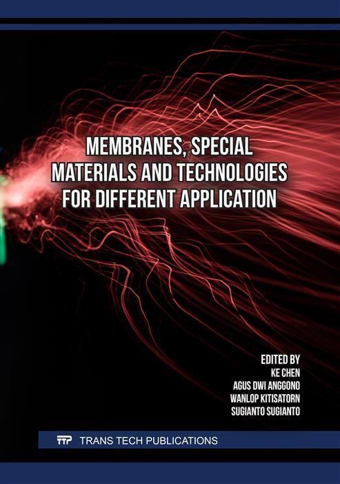 Produktbild: Membranes, Special Materials and Technologies for Different Application