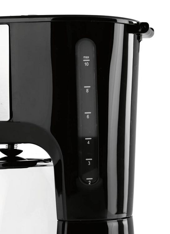 Produktbild: Maxxmee Barista Kaffeemaschine Schwarz, Silber Fassungsverm&ouml;gen Tassen=10 Glaskanne