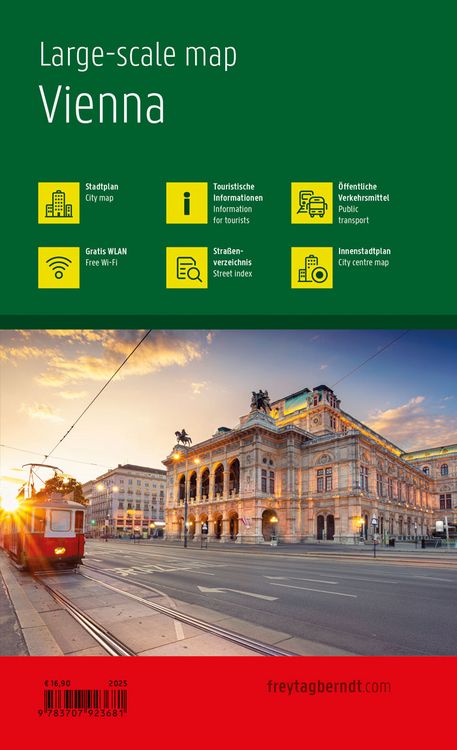 Produktbild: Freytag & berndt Stadtatlas Wien Riesenplan, St&auml;dteatlas 1:12.500