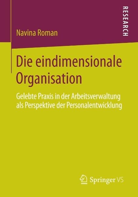 Produktbild: Die eindimensionale Organisation