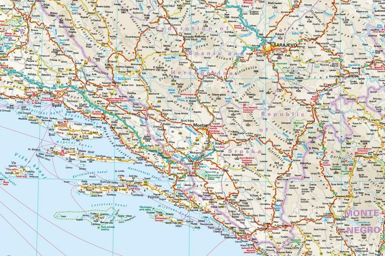 Produktbild: Reise Know-How Landkarte Westliche Balkanregion | Western Balkans (1:725.000)