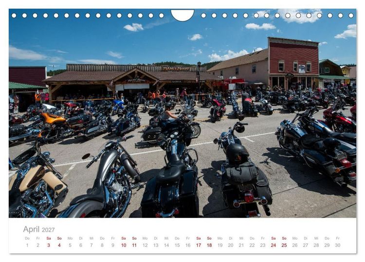 Produktbild: Sturgis - Die ber&uuml;hmteste Motorrad-Rallye der Welt (Wandkalender 2027 DIN A4 quer), CALVENDO Monatskalender