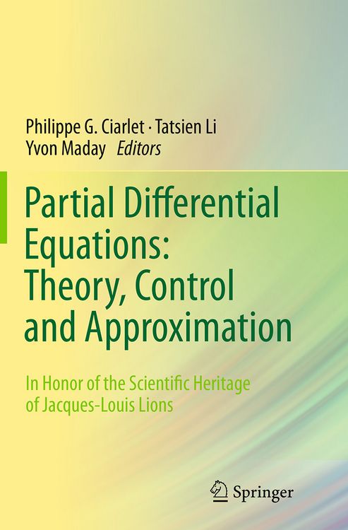 Produktbild: Partial Differential Equations: Theory, Control and Approximation